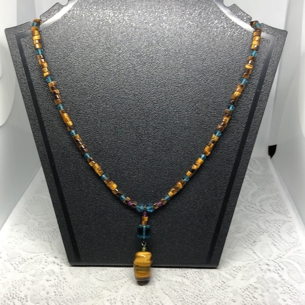 Emily Ray Sterling Silver Tiger's Eye Necklace